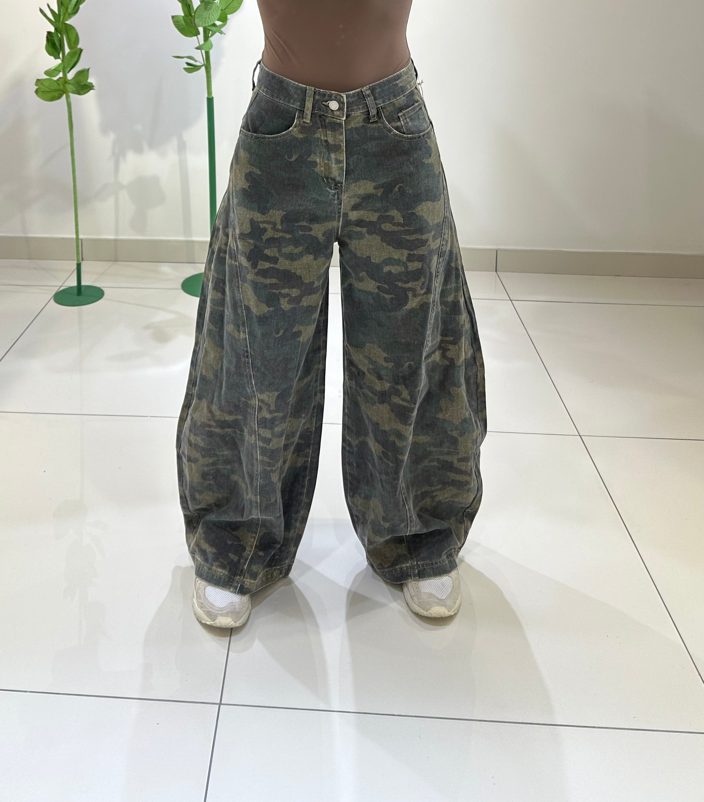 Jeans larghi Javier Military